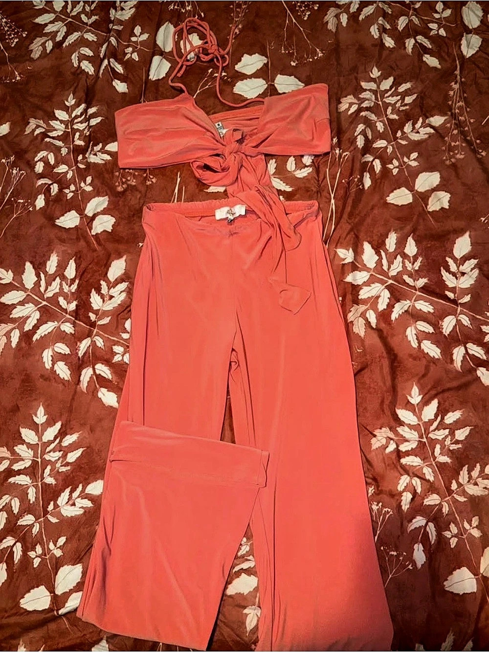 Pink Wide-Leg Jumpsuit